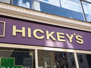 Hickey's Pharmacy, sign, Ireland, Dani Wade, Ella Sheridan